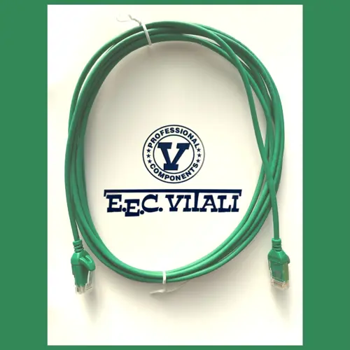 Patch cord UTP Cat.6 slim LSZH MT.5 verde