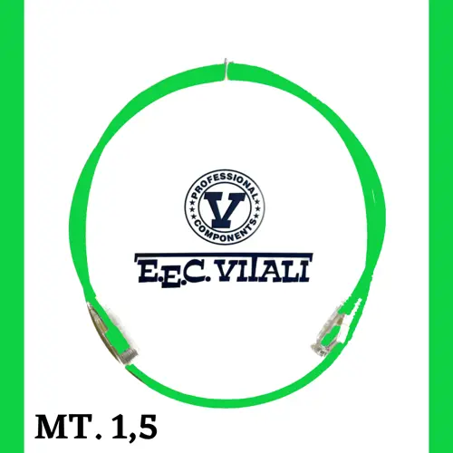 Patch cord slim UTP Cat.6A MT.1,5 LSZH verde