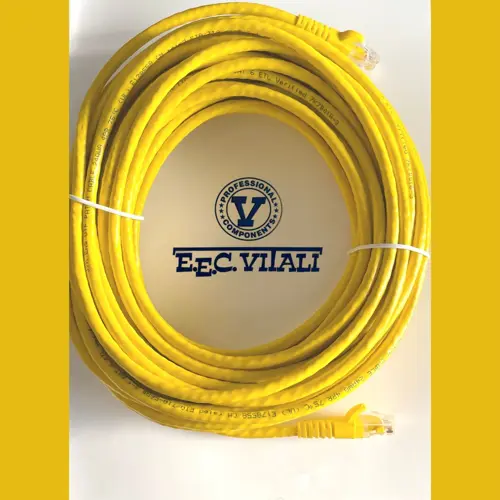 Patch cord UTP Cat.6 - Non schermati / Giallo MT.15