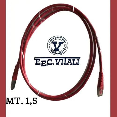 Patch cord FTP Cat.6 MT.1,5 Rosso