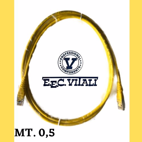 Patch cord FTP Cat.6 MT.0,5 Giallo