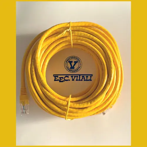 Patch cord UTP Cat.6 - Non schermati / Giallo MT.10