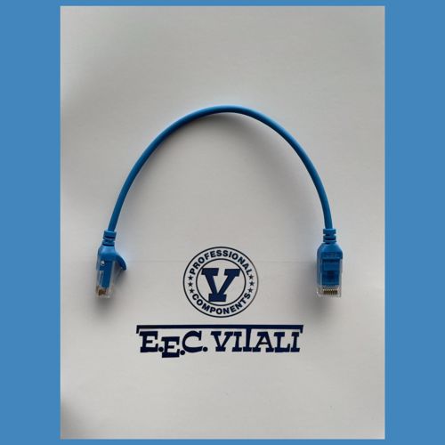 Patch cord UTP Cat.6 slim LSZH MT.0,25 blu