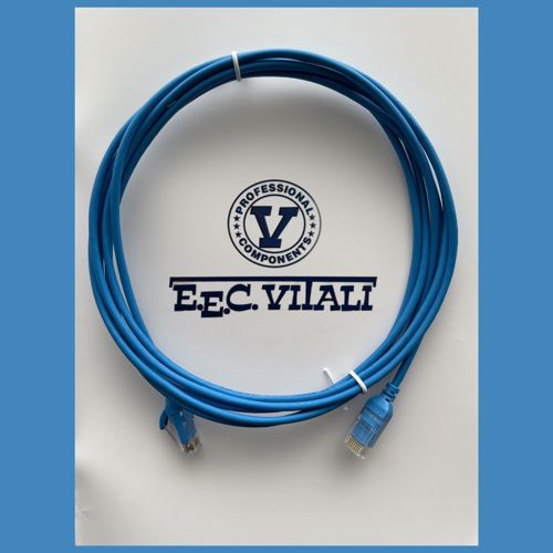 Patch cord UTP Cat.6 slim LSZH MT.3 blu