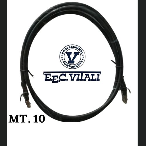 Patch cord FTP Cat.6A LSZH Nero MT.10