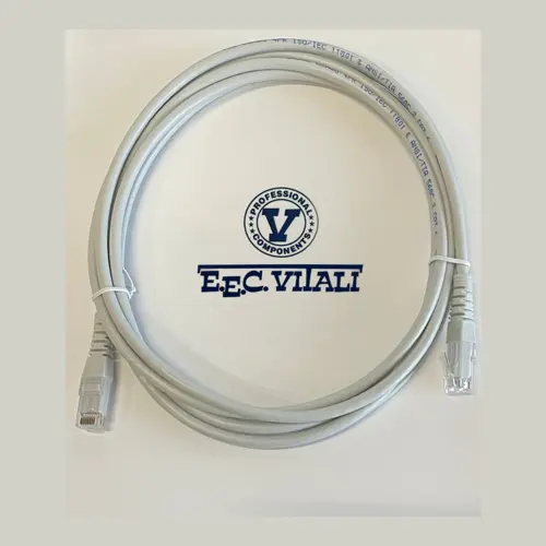 Patch cord UTP Cat.6 - Non schermati / Grigio MT.3