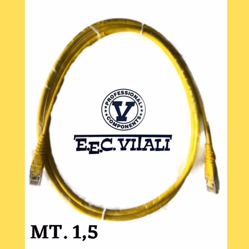 Patch cord FTP Cat.6 MT.1,5 Giallo