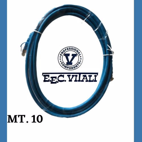 Patch cord U/FTP Cat.6A LSZH Blu MT.10