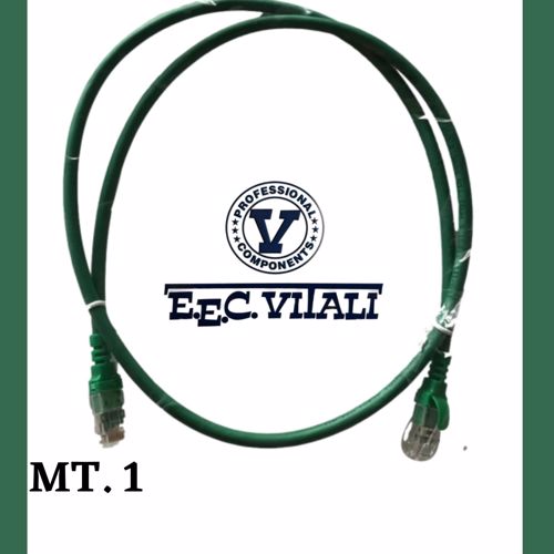 Patch cord U/FTP Cat.6A LSZH Verde MT.1