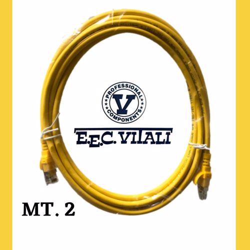 Patch cord U/FTP Cat.6A LSZH Giallo MT.2